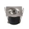 Spot Led Laura Mat Chrome, 1W, 70lm, lumina neutral 4200K, patrat, 85-265V, Aluminiu