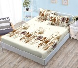 Cumpara ieftin Husa Pat Elastic 3 Piese 180x200 cm +25cm Cirix HP114 | Husa Saltea cu Fete de Perna 50x75 cm