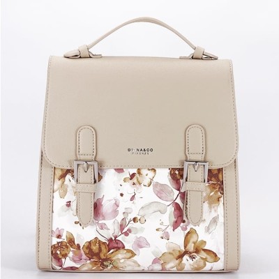 Rucsac bej cu imprimeu floral DHJ731-3 M11 foto