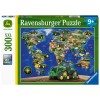 Puzzle Harta John Deere 300 Piese, Ravensburger