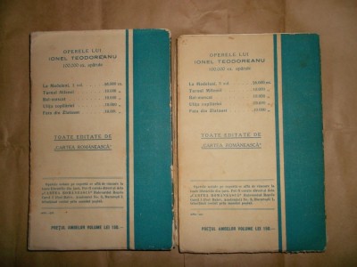 Ionel Teodoreanu ,Fata din Zlataust (Vol.1+2)/1931 foto
