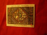 Serie Franta 1965 - 800 Ani Catedrala din Von Sens . 1 valoare