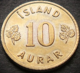 Cumpara ieftin Moneda 10 AURAR - ISLANDA, anul 1962 *cod 3696 - A.UNC, Europa