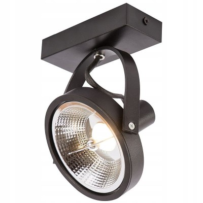 Aplica reglabila, LED 35W, clasa rezistenta IP20, stil industrial, negru mat foto