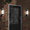 vidaXL Lampă exterioară de perete, negru, oțel inoxidabil 4006294