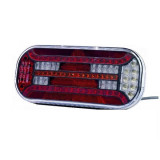 Stop lampa spate cu LED FT-610 L Led DI Fristom 12/24V; 302x130x51mm cu 6 functii, semnalizare dinamica, partea stanga, 1 buc., Rapid