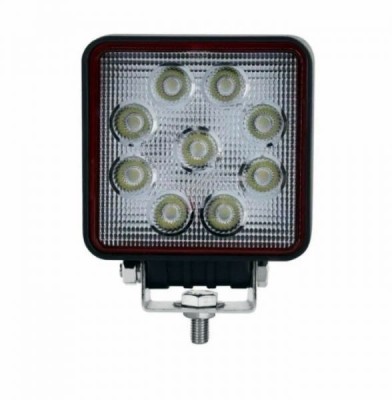 27W LED PRO Lumini de lucru 12V 24V E9 patrat foto