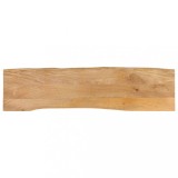 vidaXL Blat masă cu margini naturale, 180x40x2,5 cm, lemn masiv mango