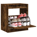 vidaXL Pantofar, stejar fumuriu, 60x42x69 cm, lemn compozit