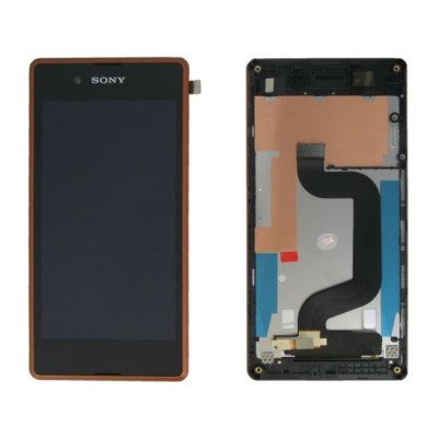 Ansamblu display touchscreen rama Sony Xperia E3 D2203 cooper foto