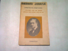 PENTRU CEI DE MIINE , AMINTIRI DIN VREMEA CELOR DE IERI , CONSTANTIN ARGETOIANU , VOL 1 foto