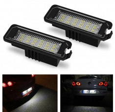 Lampi Numar LED VW Golf 4 5 6 7 Passat B6 CC Polo EOS Seat Ibiza Leon foto