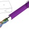 Cablu F/UTP 4x2x23AWG DIGITUS 100m LSZH violet &Oslash;6mm
