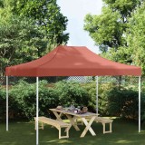 Acoperiș pentru cort de petrecere, cărămiziu, 4 x 3 m, 270 g/m&sup2;