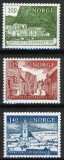 Norvegia 1975 - Cladiri, arhitectura, serie nheuzata