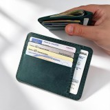 Cumpara ieftin Portcard Minimalist din Piele Naturala Duma , Suport Subtire de Buzunar, Diverse Culori