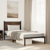VidaXL Cadru pat metalic fără saltea stejar maro 80x200 cm 4007756