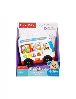 Autobuzul cu lumini si sunete Laugh &amp;amp; Learn - Fisher Price foto