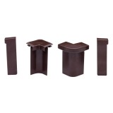 Set colturi plinta mocheta SET N25474-525 maro 2+4+2+2 bucati