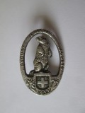 Insigna Elveția 1933,dimensiuni:34 x 22 mm