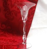 SFESNIC CRISTAL CU DECOR FLORAL MANUAL 19.5 CM