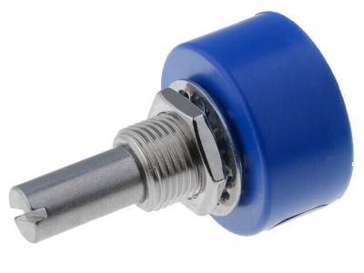 Potentiometru axial 10k&amp;Omega; 1W linear foto