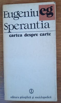 Carte despre carte, Eugeniu Sperantia foto