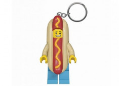 Breloc cu lanterna LEGO Baiatul Hot Dog (LGL-KE119) foto