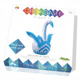 Joc 3D, Lebada Origami, Creagami, 496 Piese, CreativaMente
