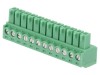 Conector Regleta Deconectabila Phoenix Contact, 12 Pisti, Pas 3.81mm, Curent 8A, Tensiune 160V, Poliamida Verde