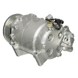 Compresor aer conditionat Honda CR-V, 2007-2012, motorizare 2.4 122kw, benzina, rola curea 105 mm, 7 caneluri, tip Sanden: TRSE09