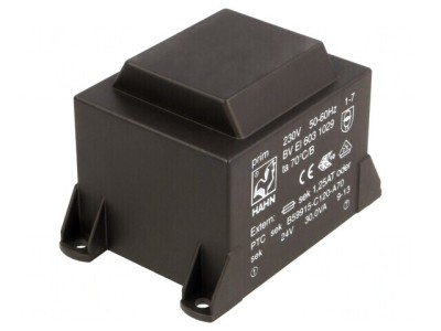 Transformator &amp;Icirc;ncapsulat 30VA 230VAC 24V 1,25A PCB foto