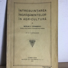 Nicolae C. Stoianovici - Intrebuintarea Ingrasamintelor in Agricultura