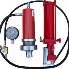 Set reconditionare presa hidraulica pneumatica 30Tone cu pompa cilindru manometru (MT30T-SET-AIR)