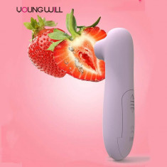 Vibrator Young Will 5 in 1 cu suc?iune pentru clitoris ?i sfarcuri foto