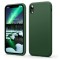 Husa de protectie din silicon lichid Flyzoo compatibila cu iPhone XR, verde - RESIGILAT