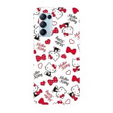 Husa compatibila cu Oppo A73 model Hello Kitty, Silicon, TPU, Viceversa, Transparent, Carcasa
