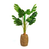 Planta decorativa artificiala filodendron &ndash; 100 cm, verde Best CarHome