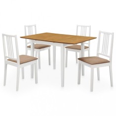 Gossi set mobilier de bucatarie, 5 piese, alb, mdf