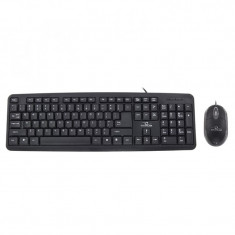 Kit Salem Esperanza, tastatura cu fir, 104 taste si mouse cu fir, 1000 DPI, 2 butoane foto