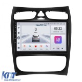 Navigatie Android Dedicata Mercedes Benz C-Class W203 CLK W209 (2000 - 2005), 9Inch, 4Gb Ram, 64Gb Stocare, Bluetooth, WiFi, Carplay Performance AutoT