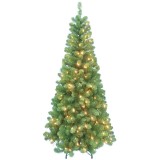 Brad artificial cu lumini, Alska, 180 cm