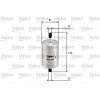 Valeo filtru combustibil