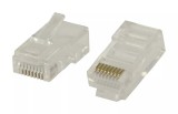 Mufa RJ45 CAT5 Valueline, Conector UTP, Tata, Transparenta, Set 5 Bucati