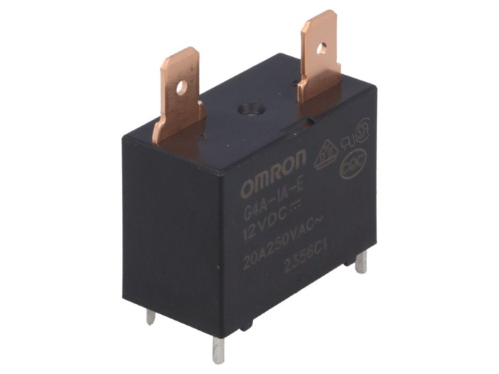 Releu electromagnetic 12VDC, 20A, PCB