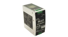 GLP DFS2-240-24-U, GLP: Sursă de alimentare cu montare pe șină DIN 24V/10A/240W, carcasă metalică, PFC, Uin = 85-264VAC / 120-370VDC