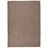 VidaXL Covor de exterior, maro, 140x200 cm, țesătură plată 340789