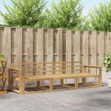 vidaXL Set de canapele de exterior 3 pcs Alb 257,5 x 83 x 73 cm 3385993