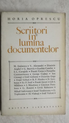 Horia Oprescu - Scriitori in lumina documentelor, 1968 foto