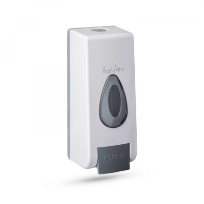 Dozator manual de sapun lichid - 350 ml, de perete, alb - Vog und Arths foto